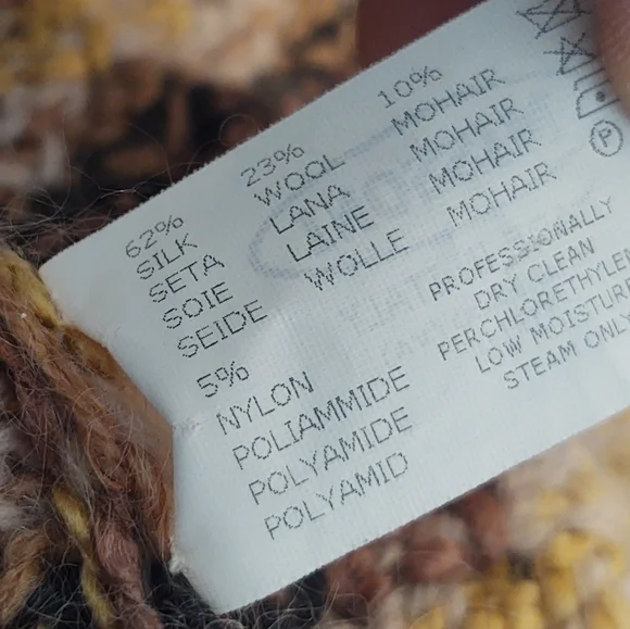 Vintage RARE Missoni Silk, Wool &  Mohair Cape Sweater - Picture 10 of 11